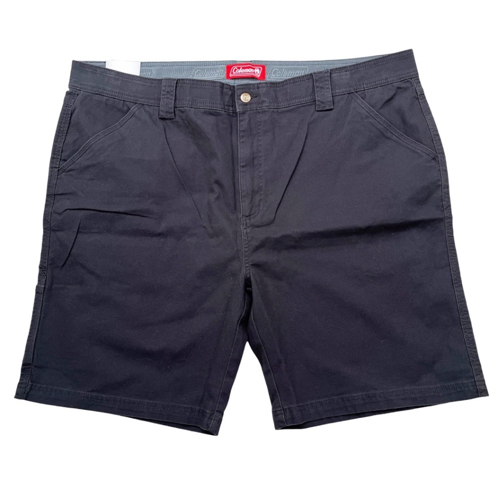 Coleman Men's Canvas Utility Shorts 44 Dark Gray Light Black